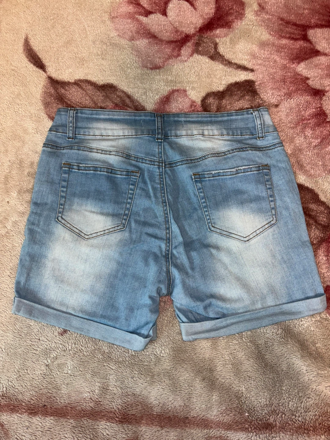 AQ Denim Women's Size 11 Blue Denim Shorts - photo 2