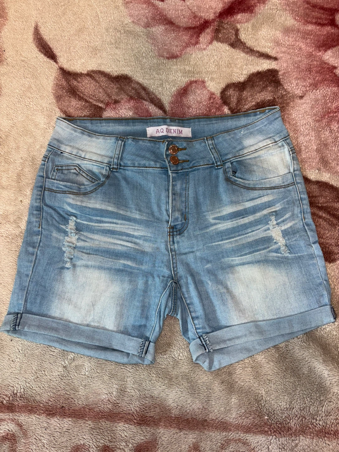 AQ Denim Women's Size 11 Blue Denim Shorts
