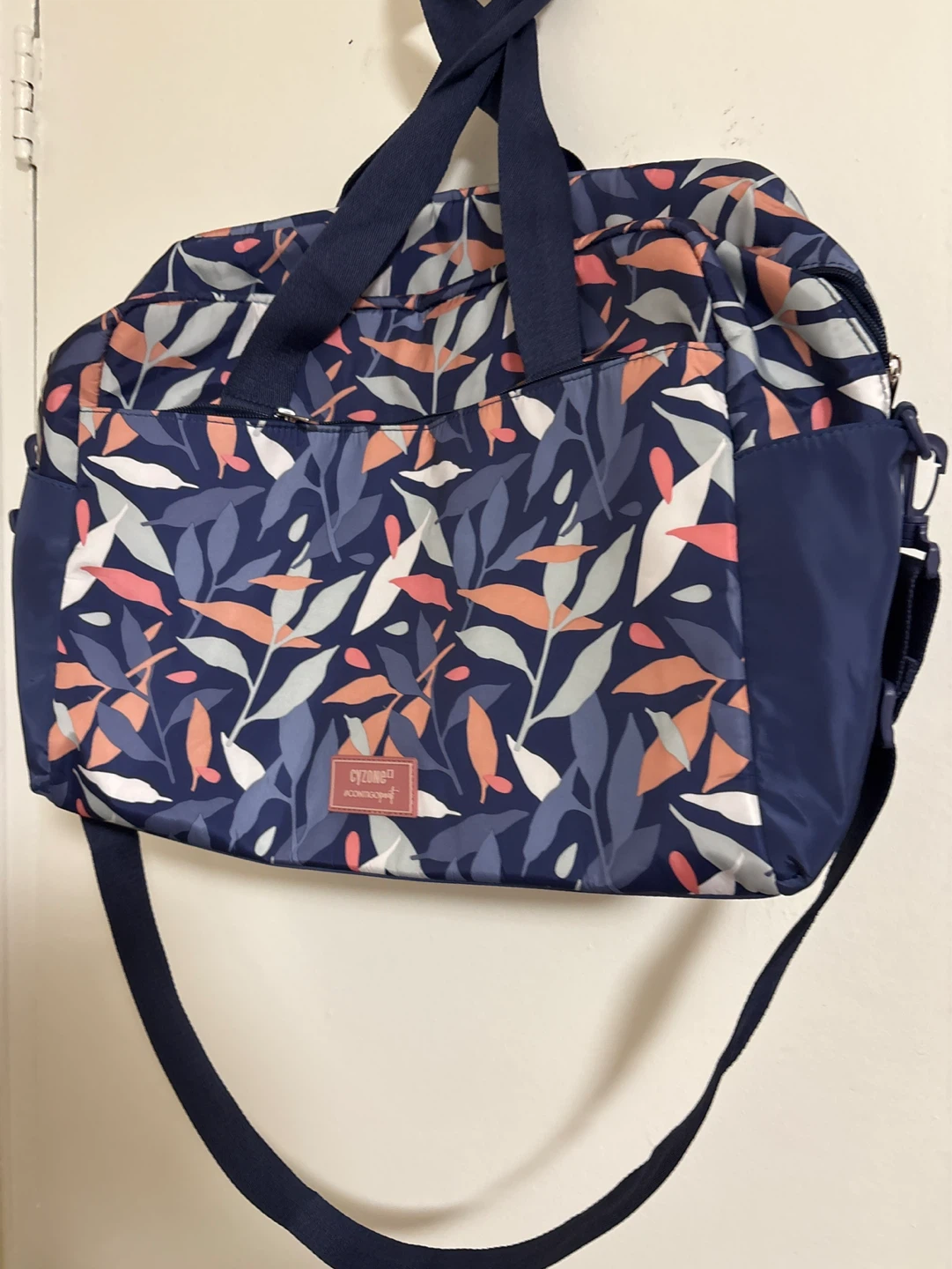 CYZONE Floral Print Duffel Bag