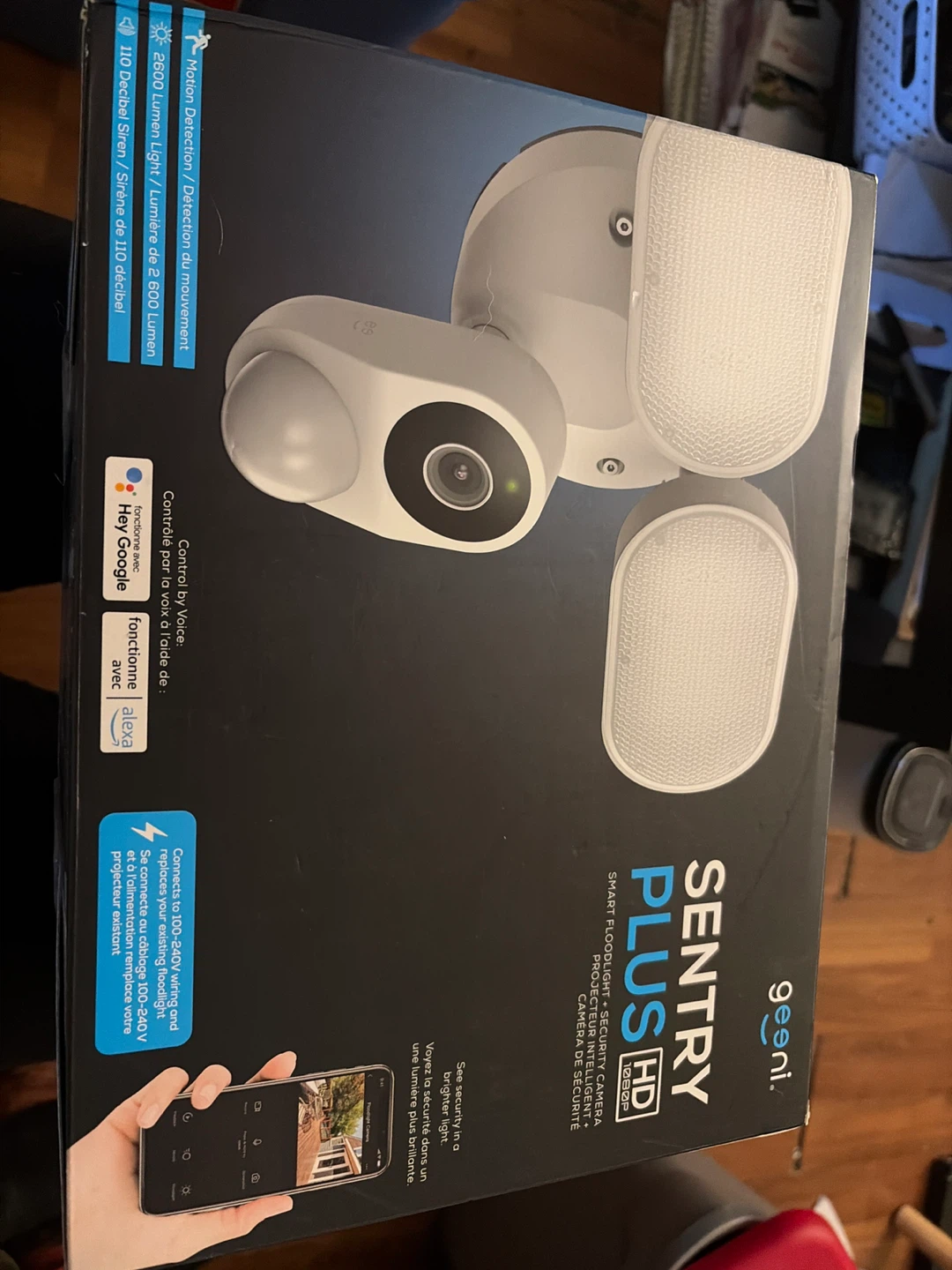 Geeni Sentry Plus HD Smart Floodlight + Security Camera