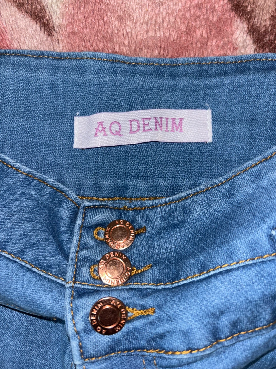 AQ Denim Women's Blue Jean Shorts Size 11 - photo 4