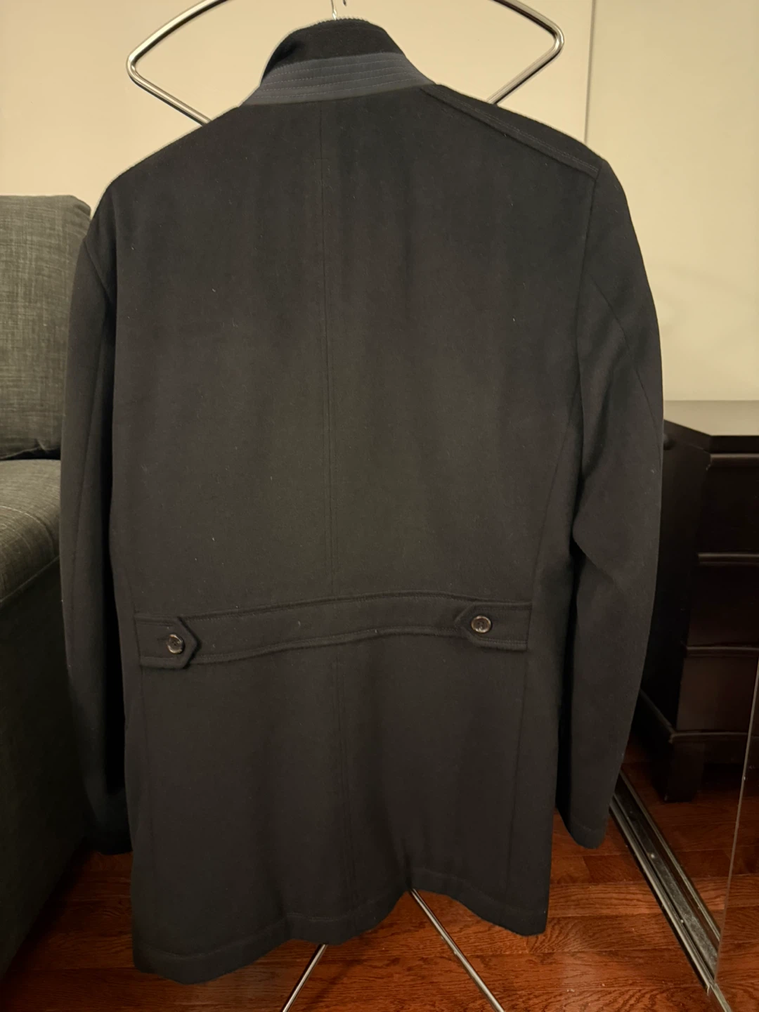 London Fog Men’s Peacoat, Black (42R, Regular) - photo 3