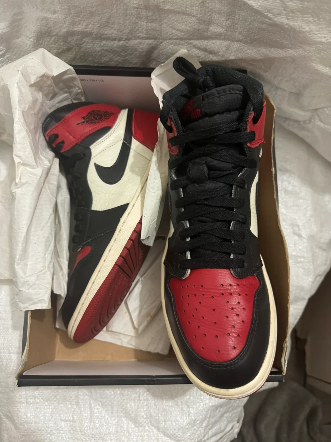 Air Jordan 1 Retro High OG "Bred Toe - photo 2