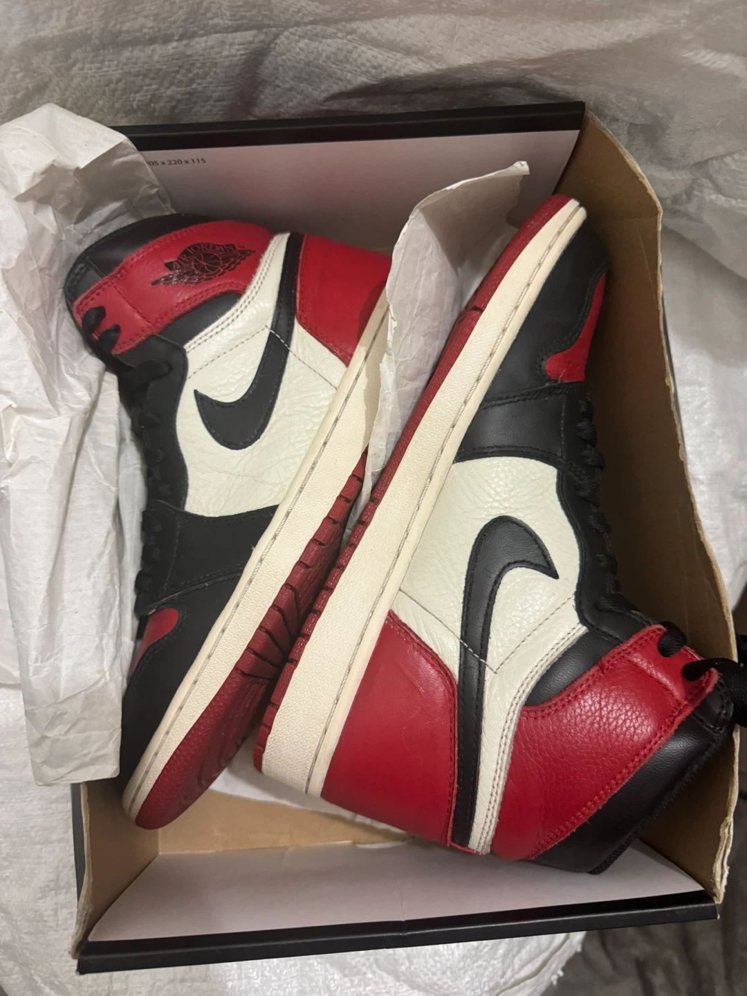 Air Jordan 1 Retro High OG "Bred Toe - photo 4