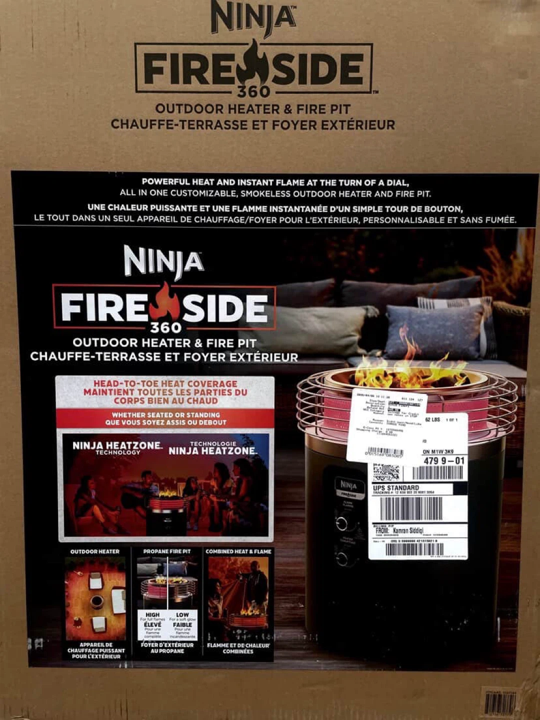 Ninja Fireside 360 Outdoor Heater & Fire Pit - photo 2