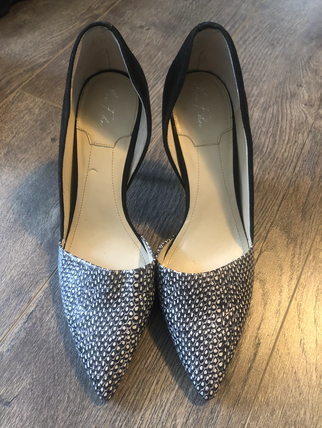 Black and white heel - photo 3