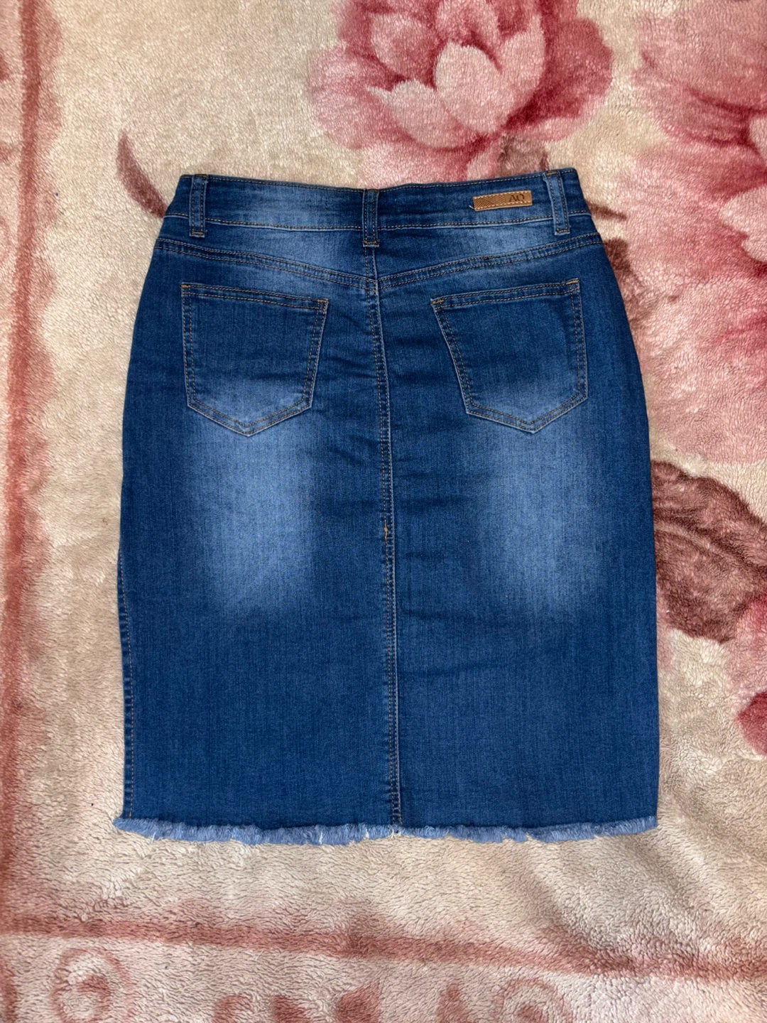 Aq. Denim Women's Blue Denim Pencil Skirt Size L - photo 2