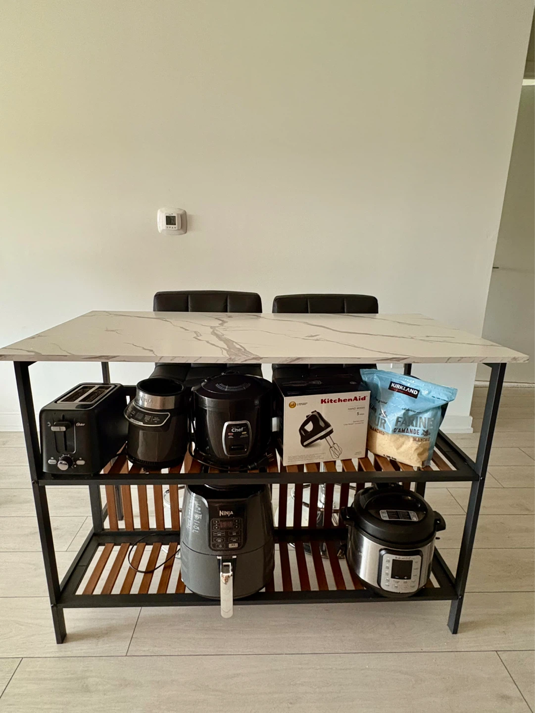 Kitchen Island with Bar Stools - photo 3