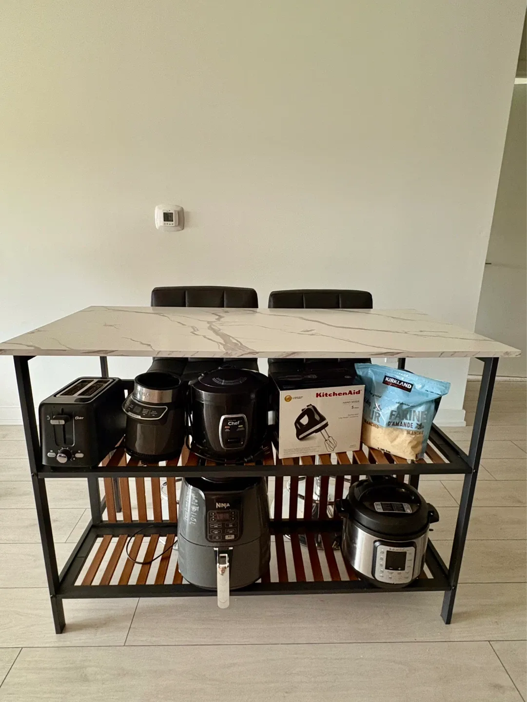Kitchen Island with Bar Stools - photo 3