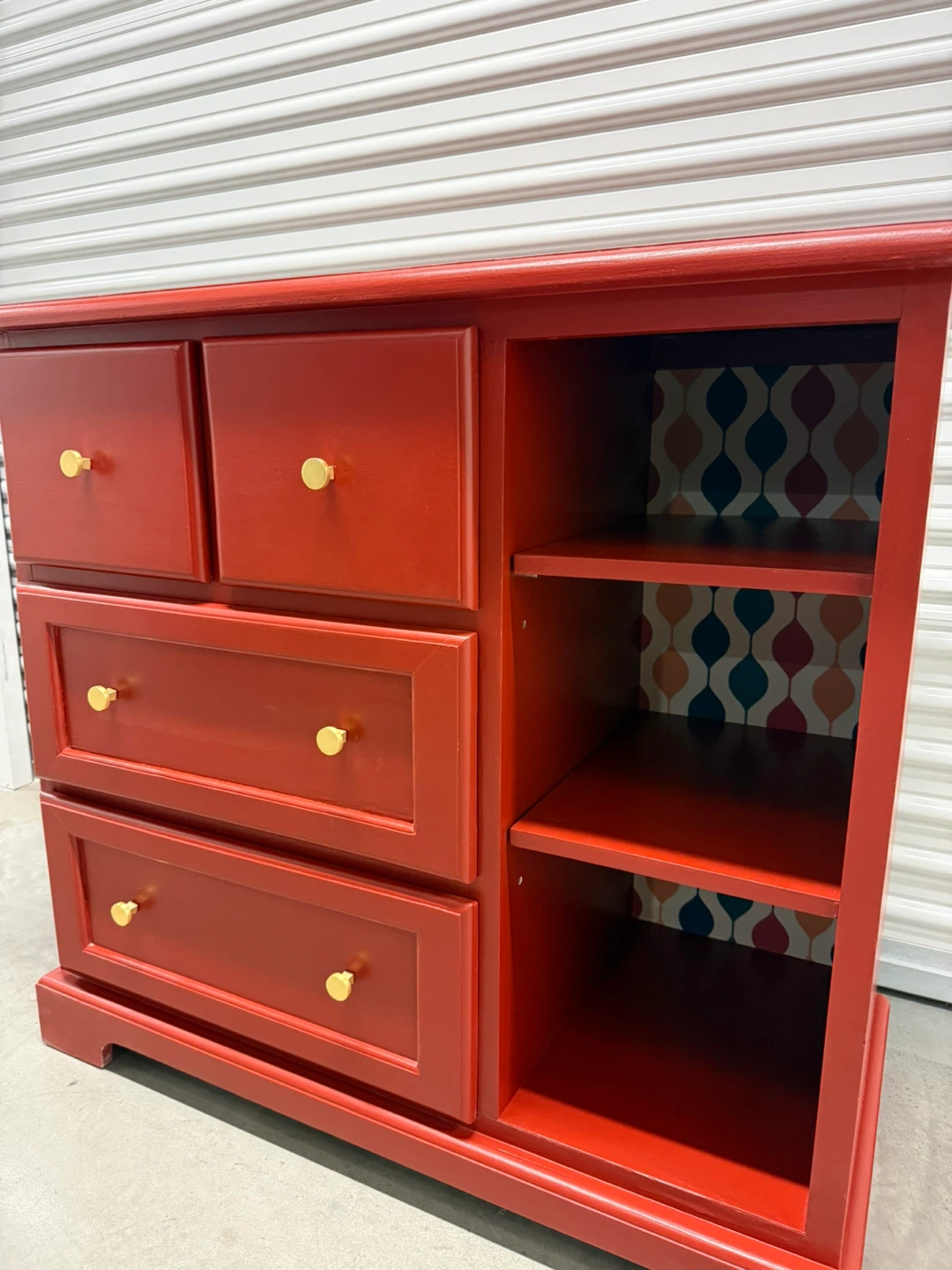🚨Free Delivery NJ/NY Red Pepper Solid Wood Dresser - 4 Drawers - photo 2