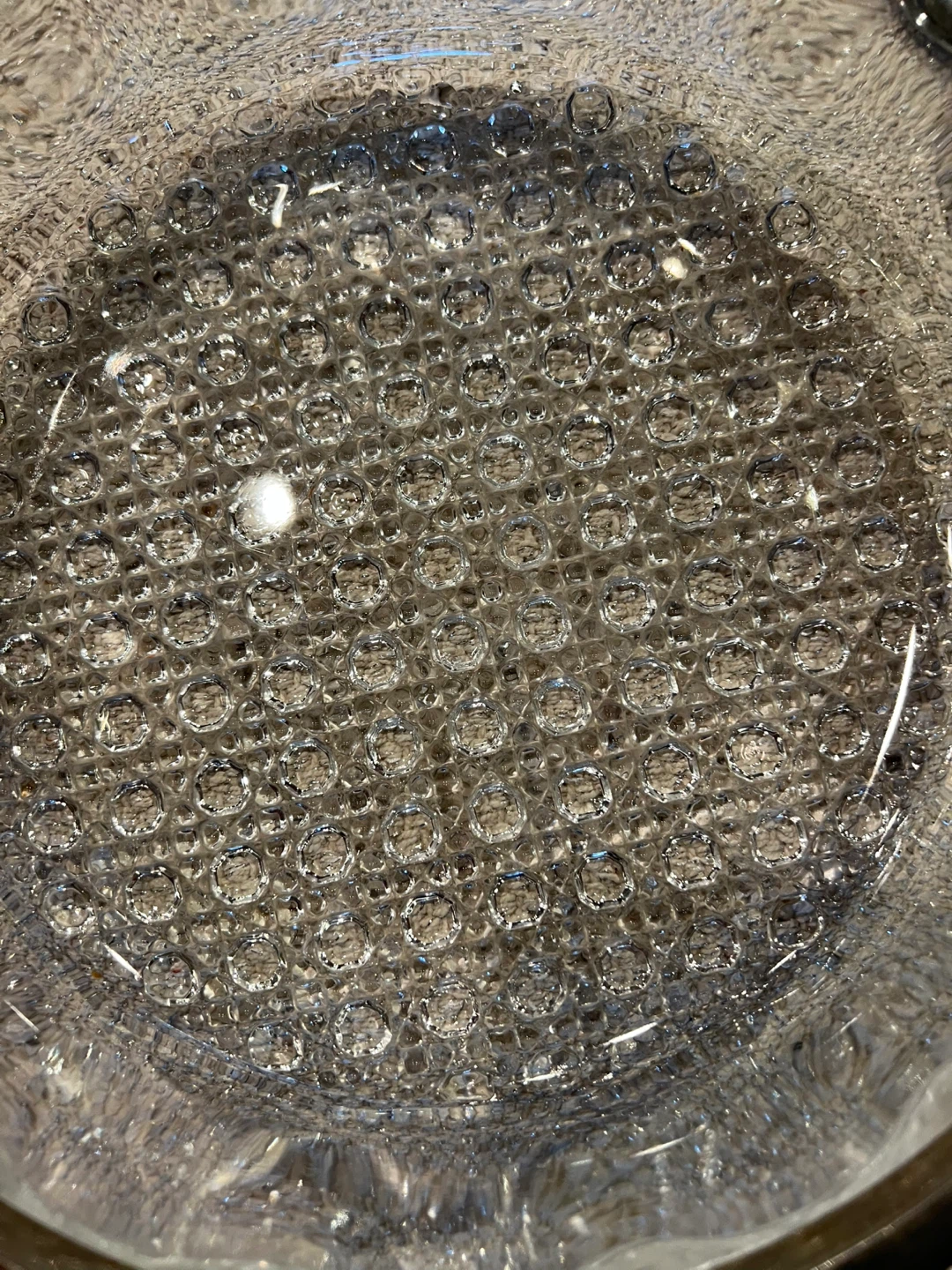 Vintage Pressed Glass Serving Bowl - photo 4