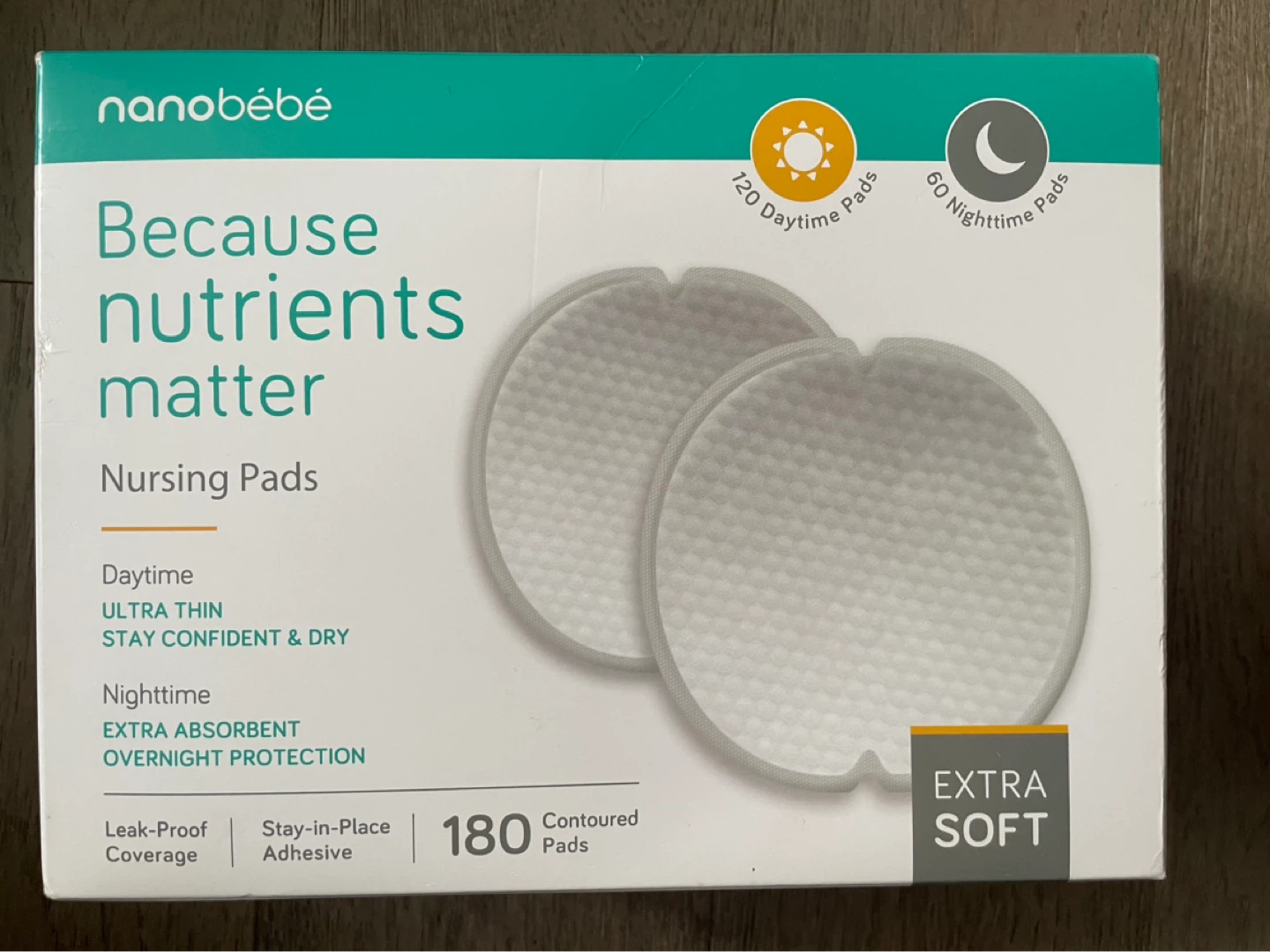 NEW! Nanobébé Nursing Pads - 180 Count - photo 2