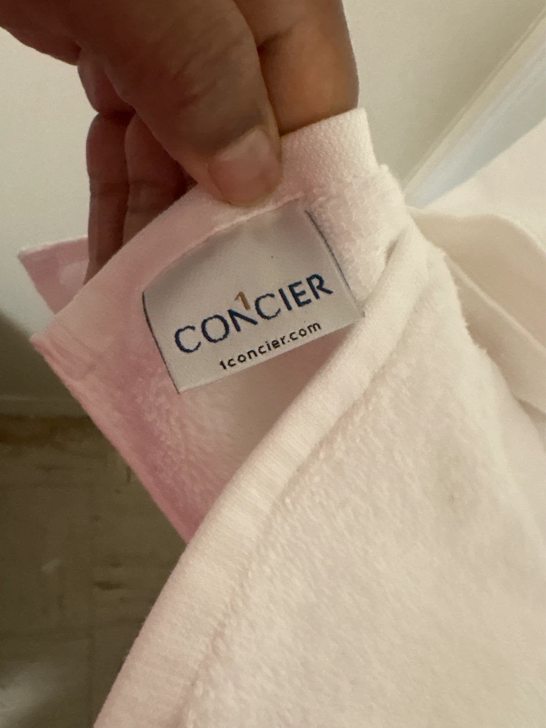 Concier White Bath Towel - photo 2