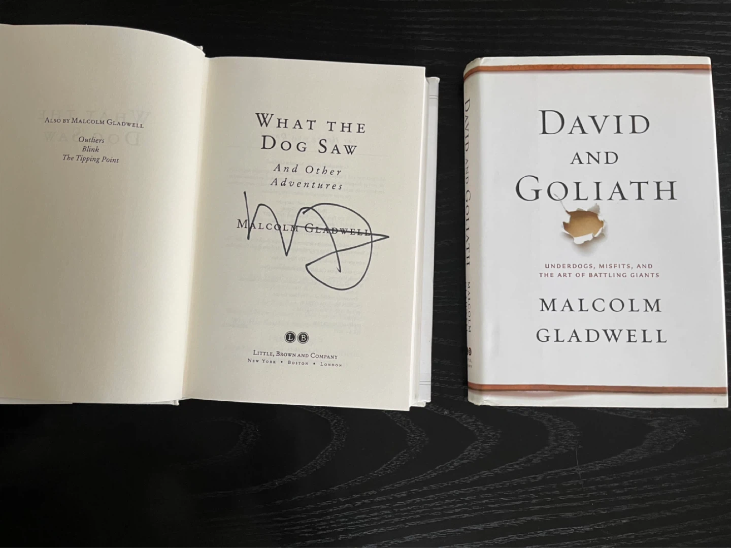 Malcolm Gladwell Hardcovers *Autographed* - photo 2