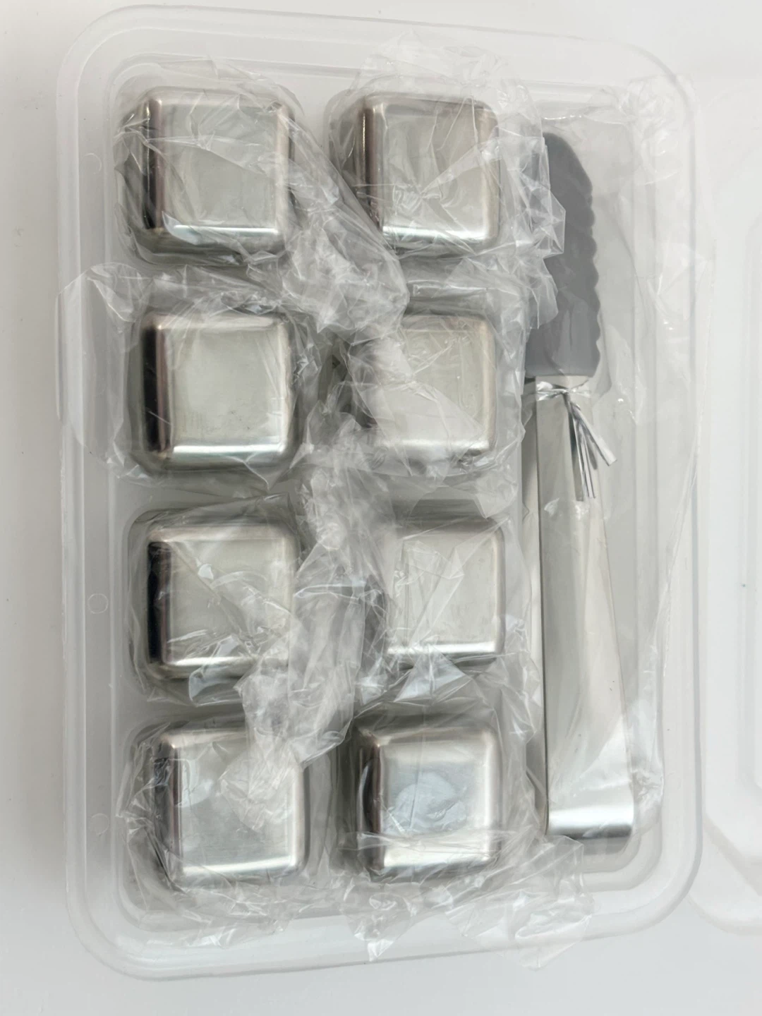 Stainless Steel Whiskey Stones with Tongs & Case - photo 2