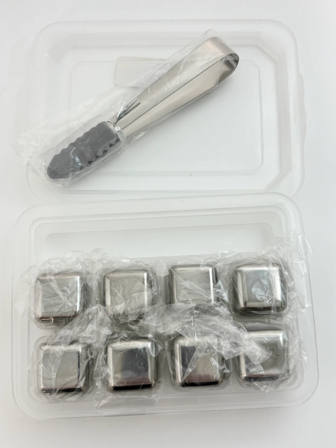 Stainless Steel Whiskey Stones with Tongs & Case - photo 3