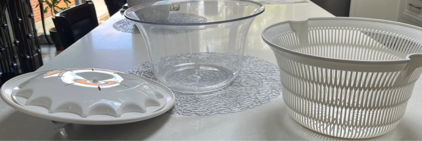 White Salad Spinner - photo 5
