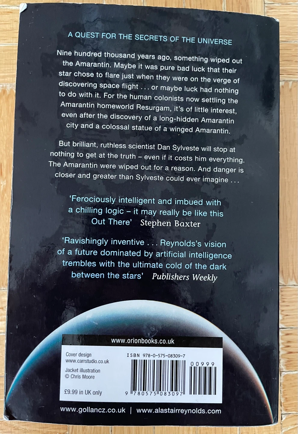 Revelation Space Sci Fi Book - photo 3