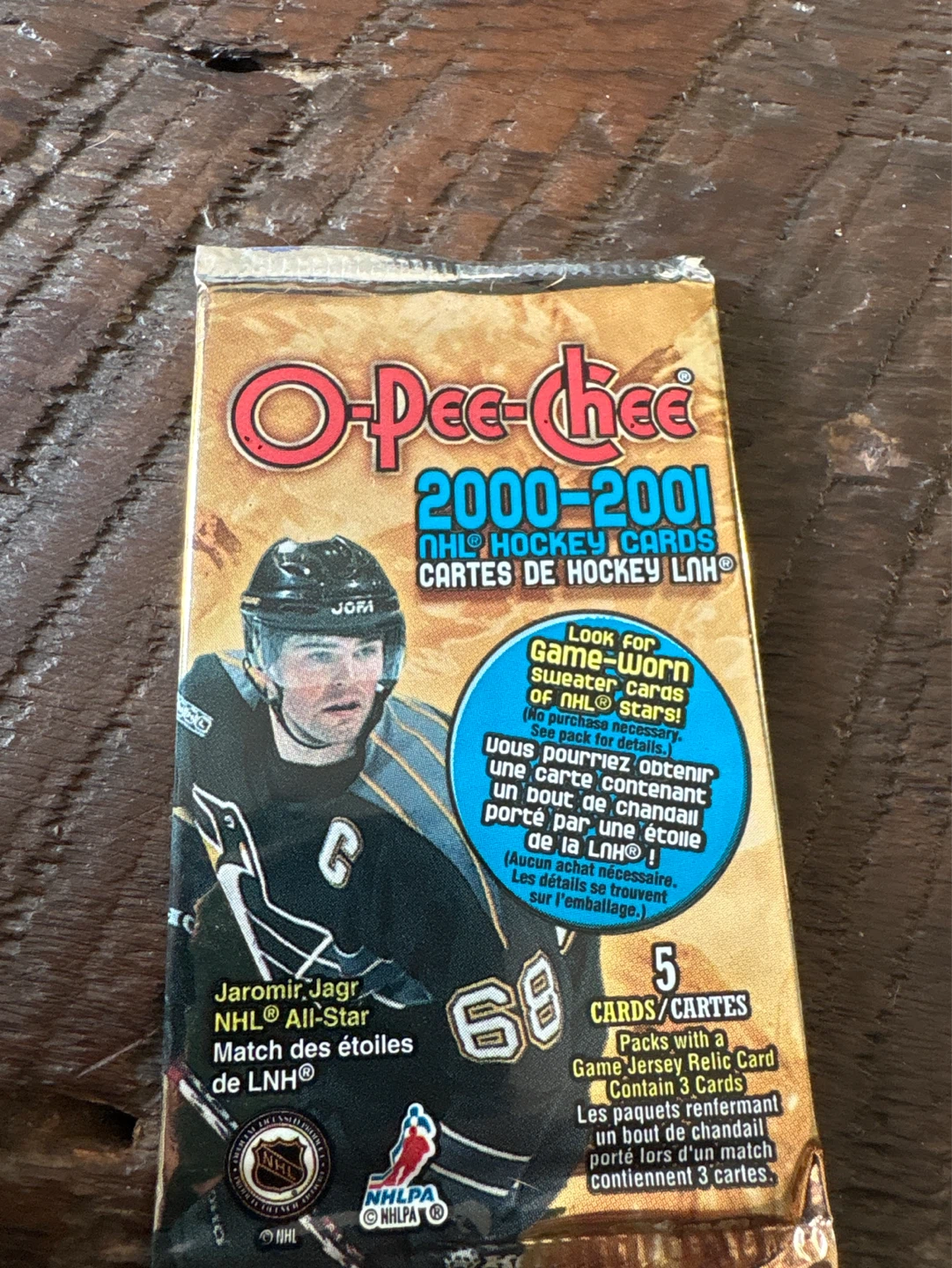 O-Pee-Chee 2000-2001 NHL Hockey Cards Pack
