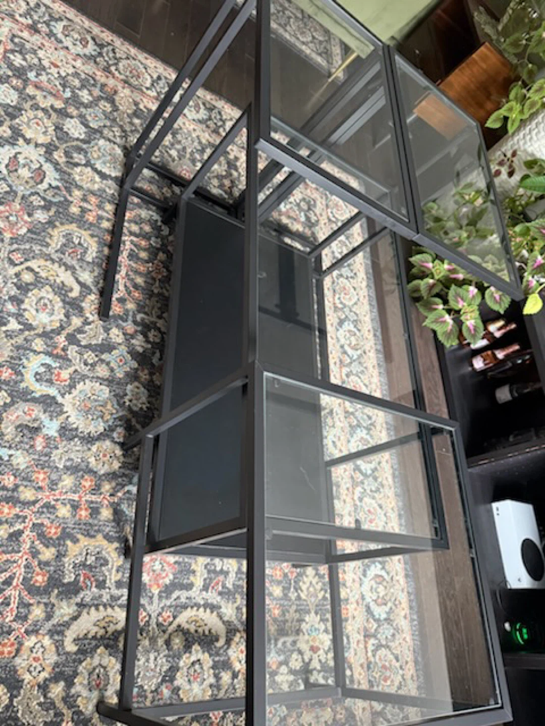 IKEA VITTSJÖ Glass Tables & Laptop Stands Set – Black/Brown - photo 2