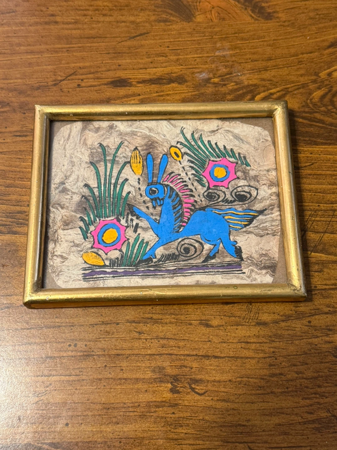 Mexican folk art painting