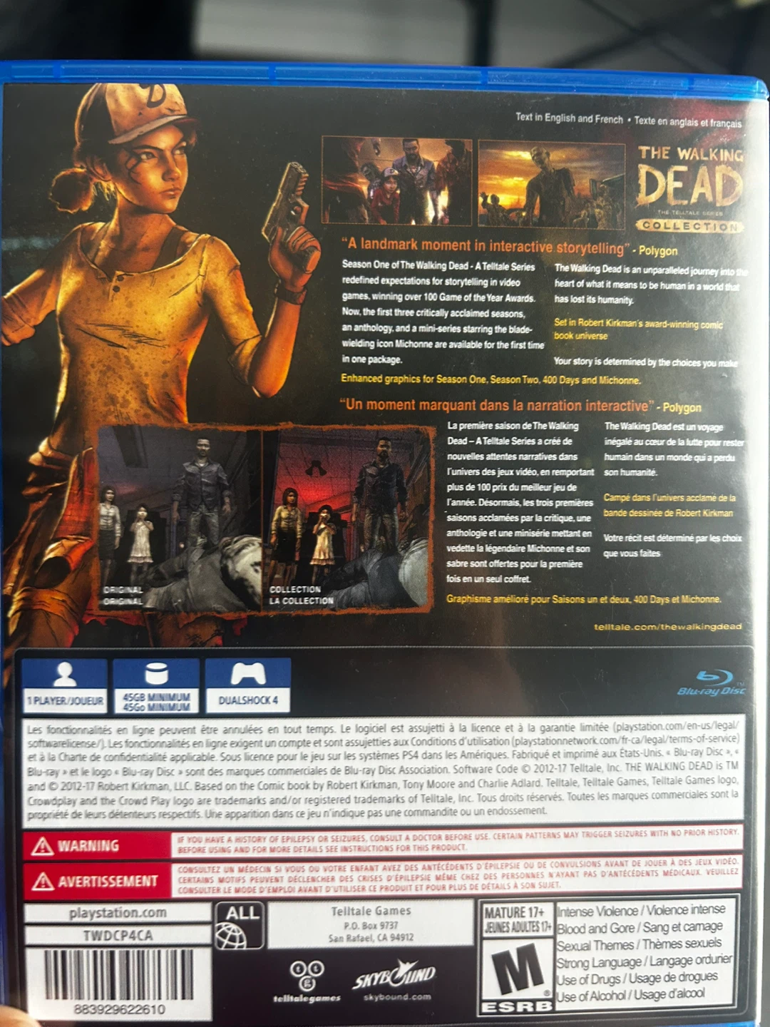 The Walking Dead: The Telltale Series Collection PS4 Game - photo 2
