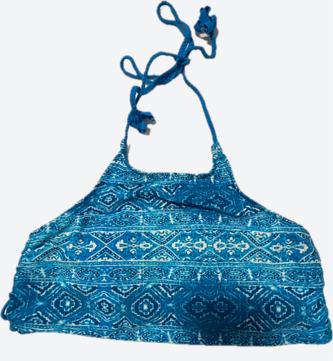 Blue Geometric Patterned Bikini Set - photo 2