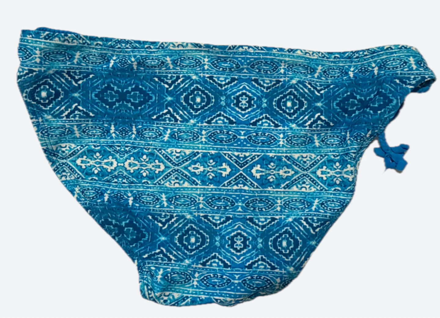 Blue Geometric Patterned Bikini Set - photo 4