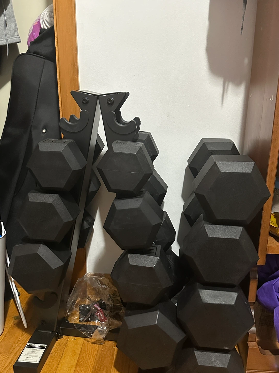 Hex Dumbbells with Rack - photo 3