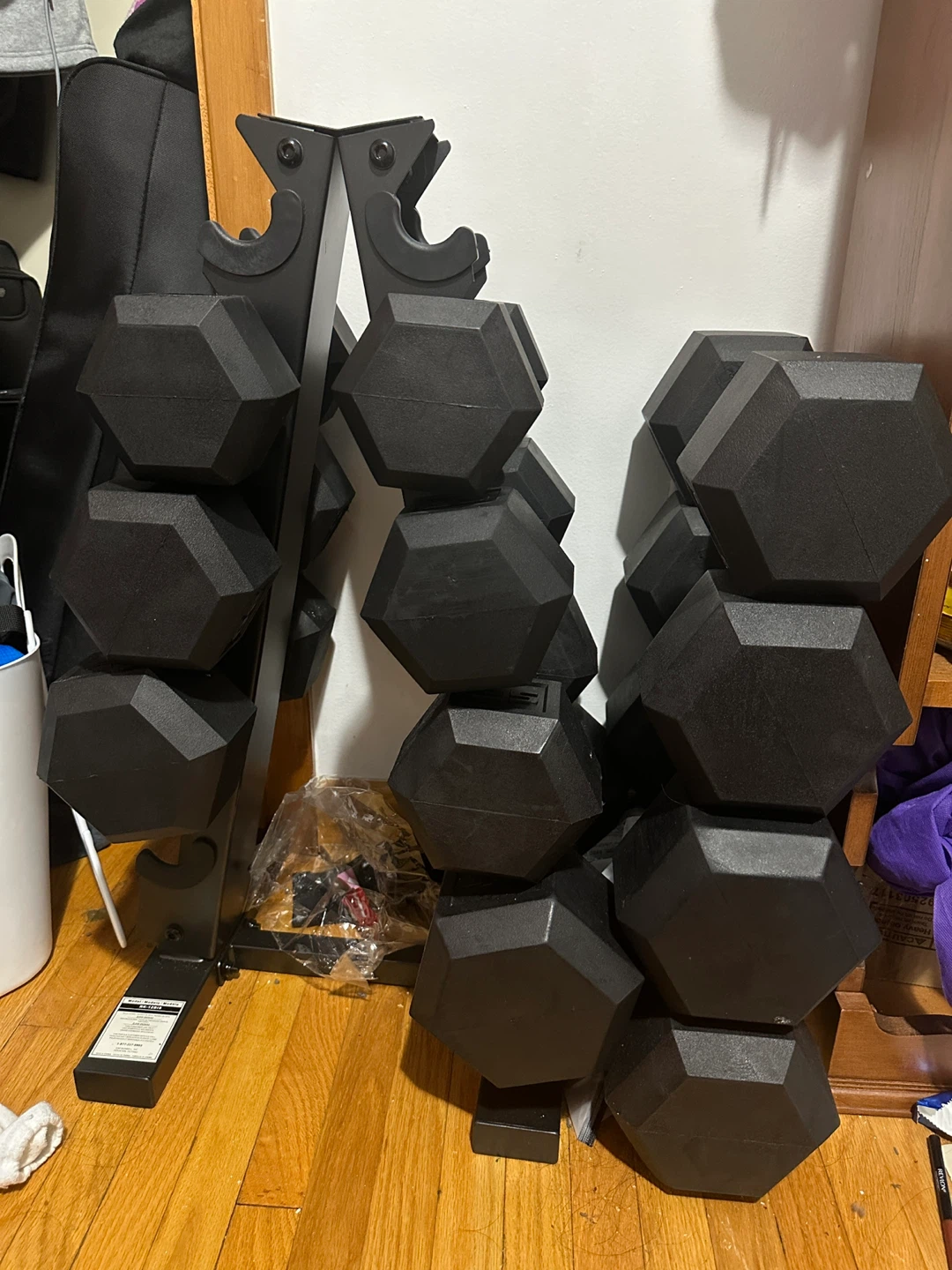 Hex Dumbbells with Rack - photo 2