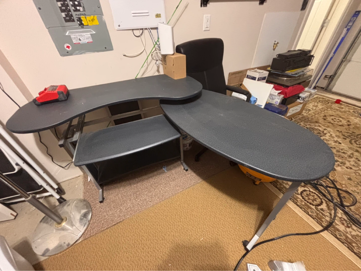 Black Computer/Office Desk - photo 3