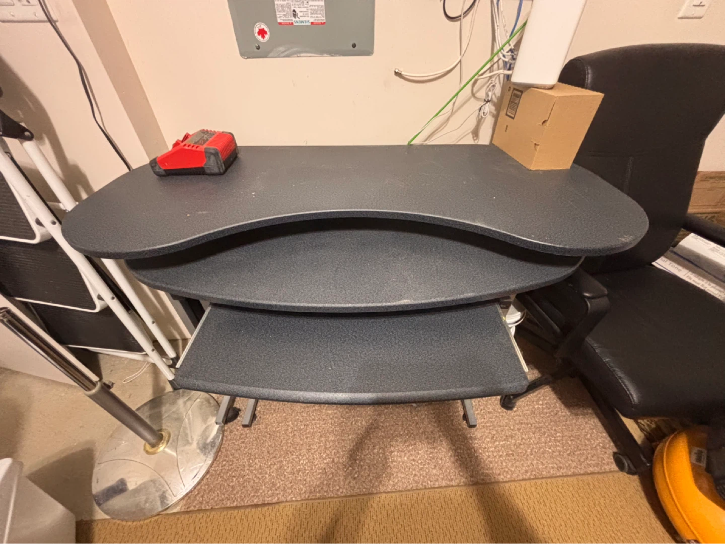 Black Computer/Office Desk - photo 2
