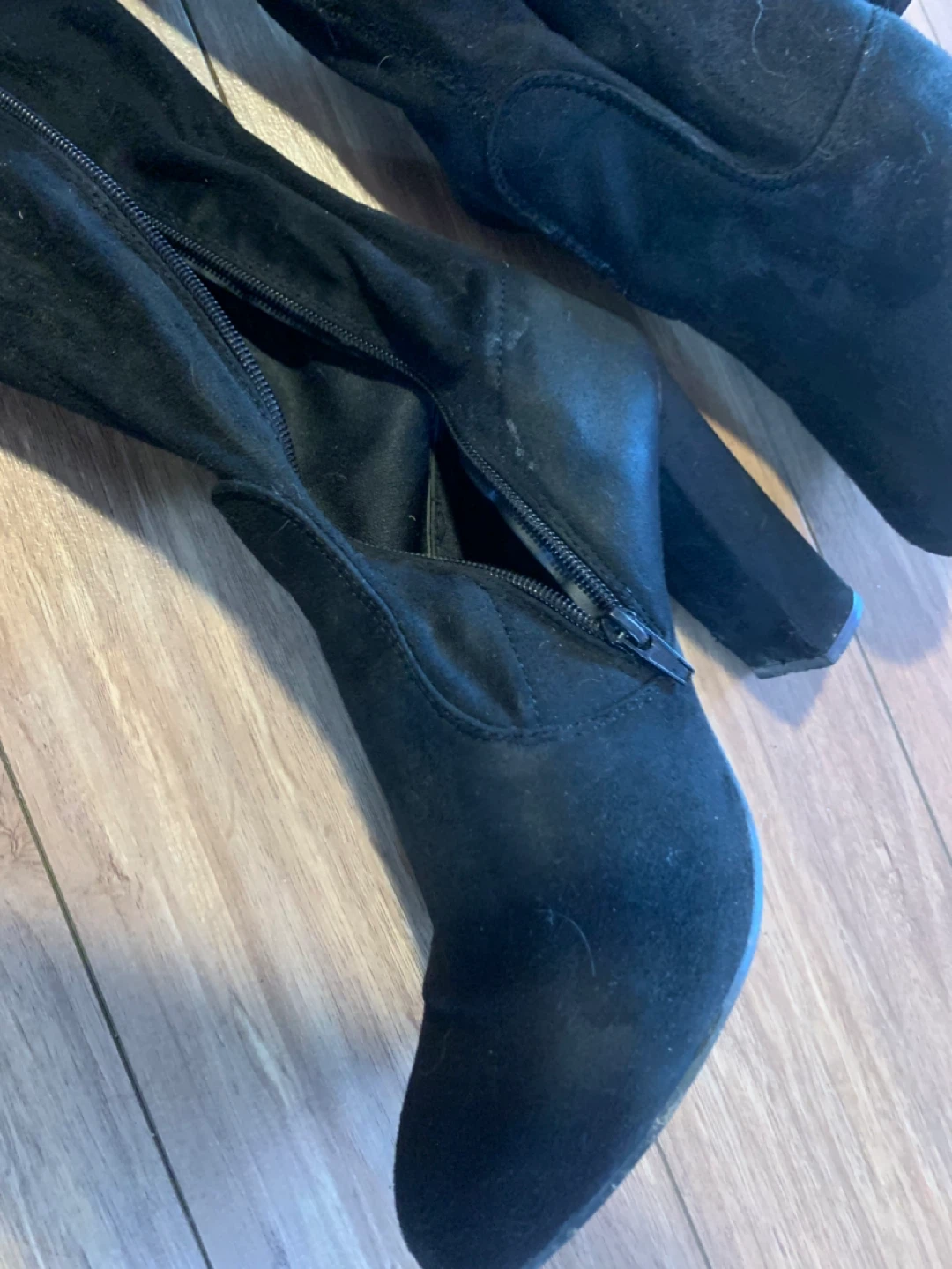 Black Over-the-Knee Boots - photo 3