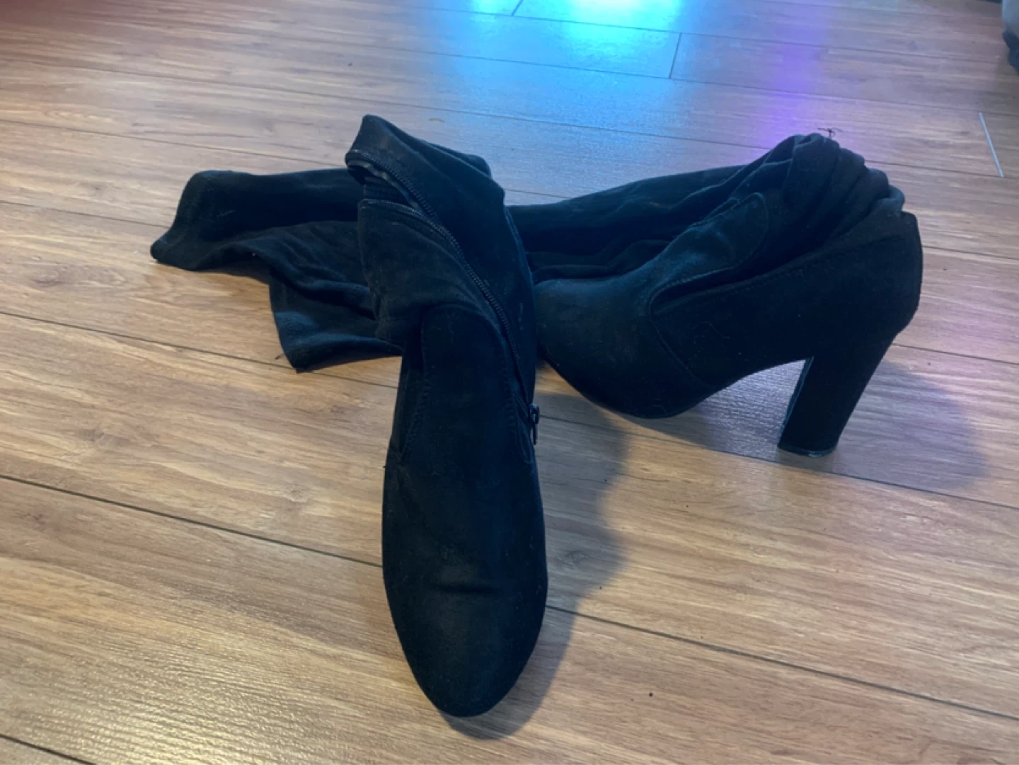 Black Over-the-Knee Boots