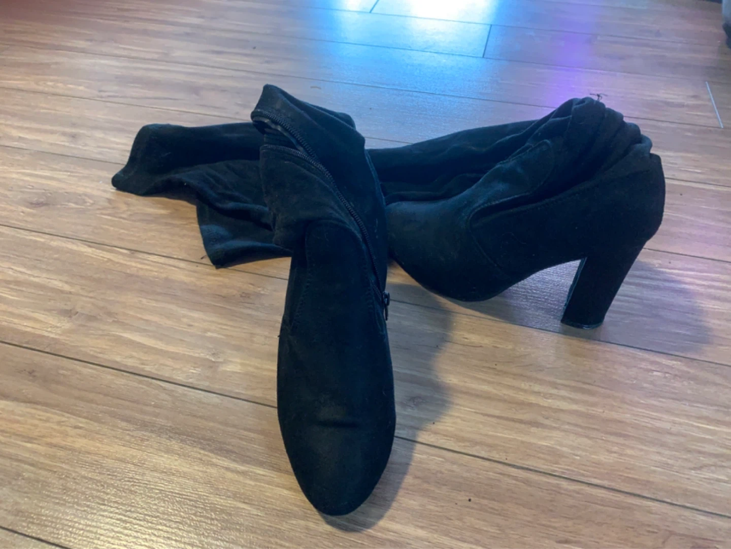 Black Over-the-Knee Boots - photo 2