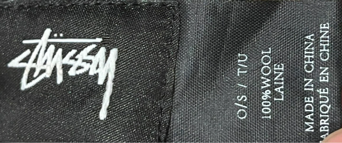 STUSSY Wool Black Beret Hat Winter o/s - photo 3