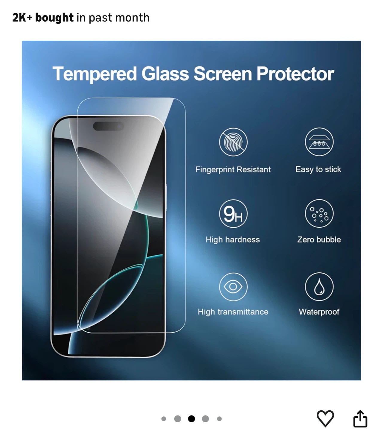 Newc Tempered Glass Screen Protectors .6.9 inch - photo 5