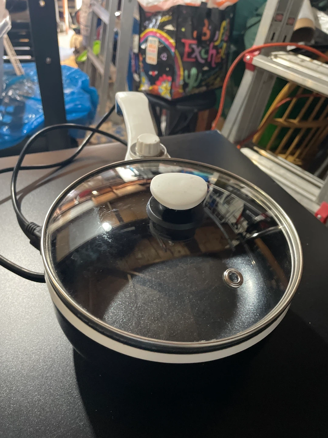 Electric Skillet with Glass Lid