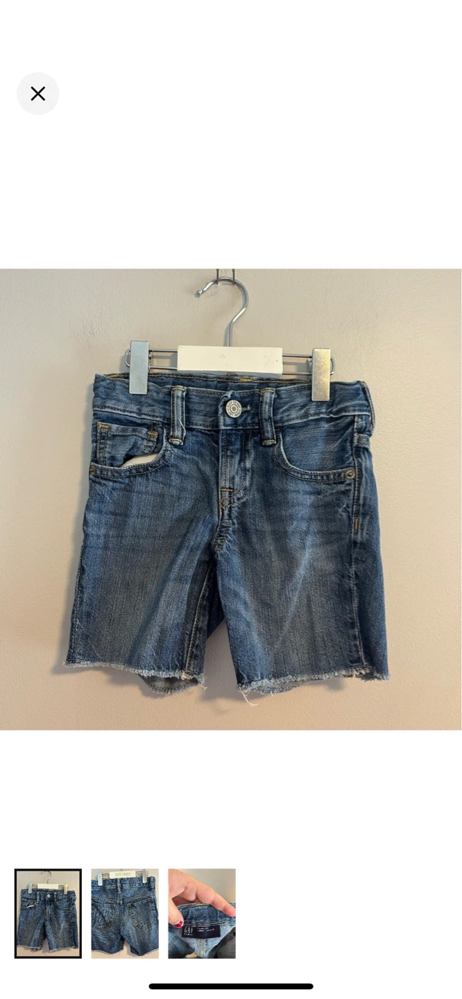 GAP Denim Toddler Shorts Size 3 Years