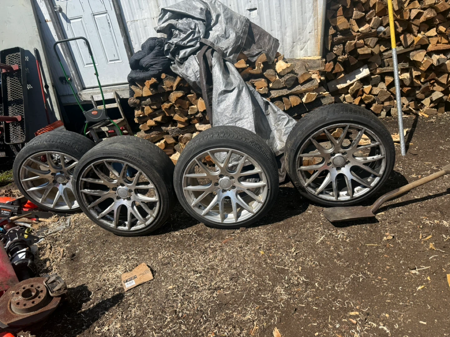 Set of 4 Chrome Alloy Wheels - photo 4