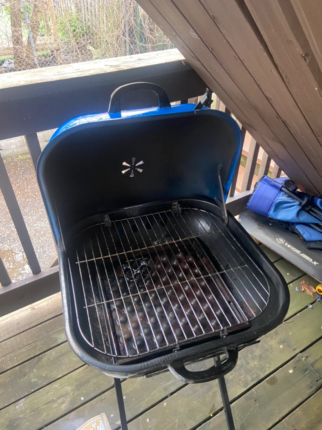 Americana Walk-A-Bout Portable Charcoal BBQ Grill - photo 2