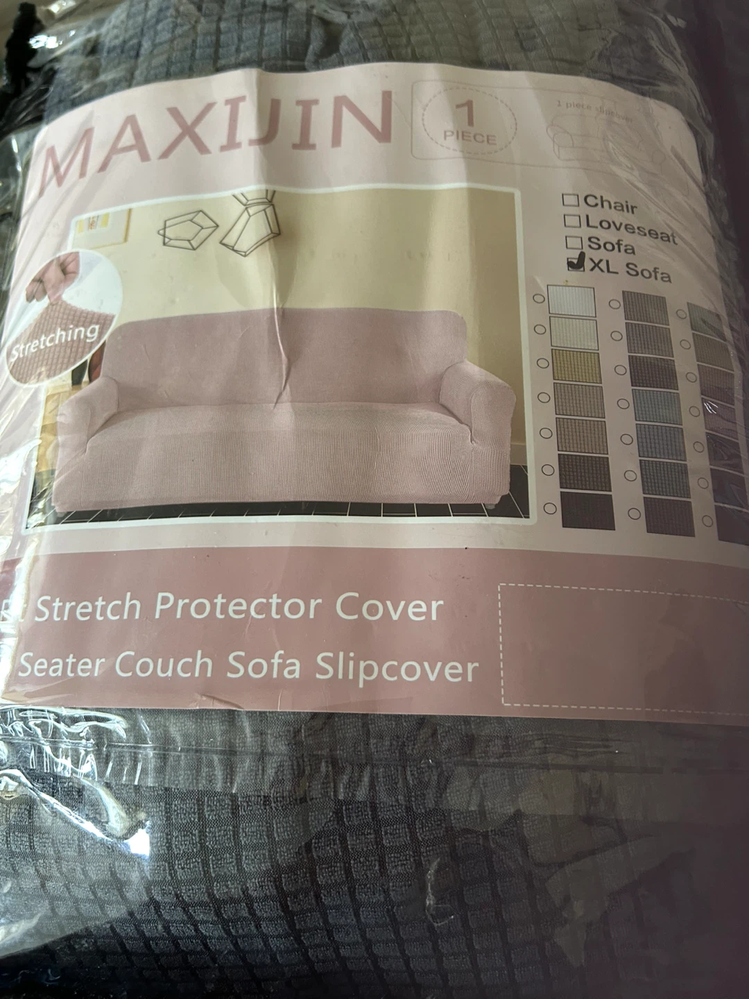 MAXIJIN Stretch Sofa Slipcover for XL Sofa - photo 2