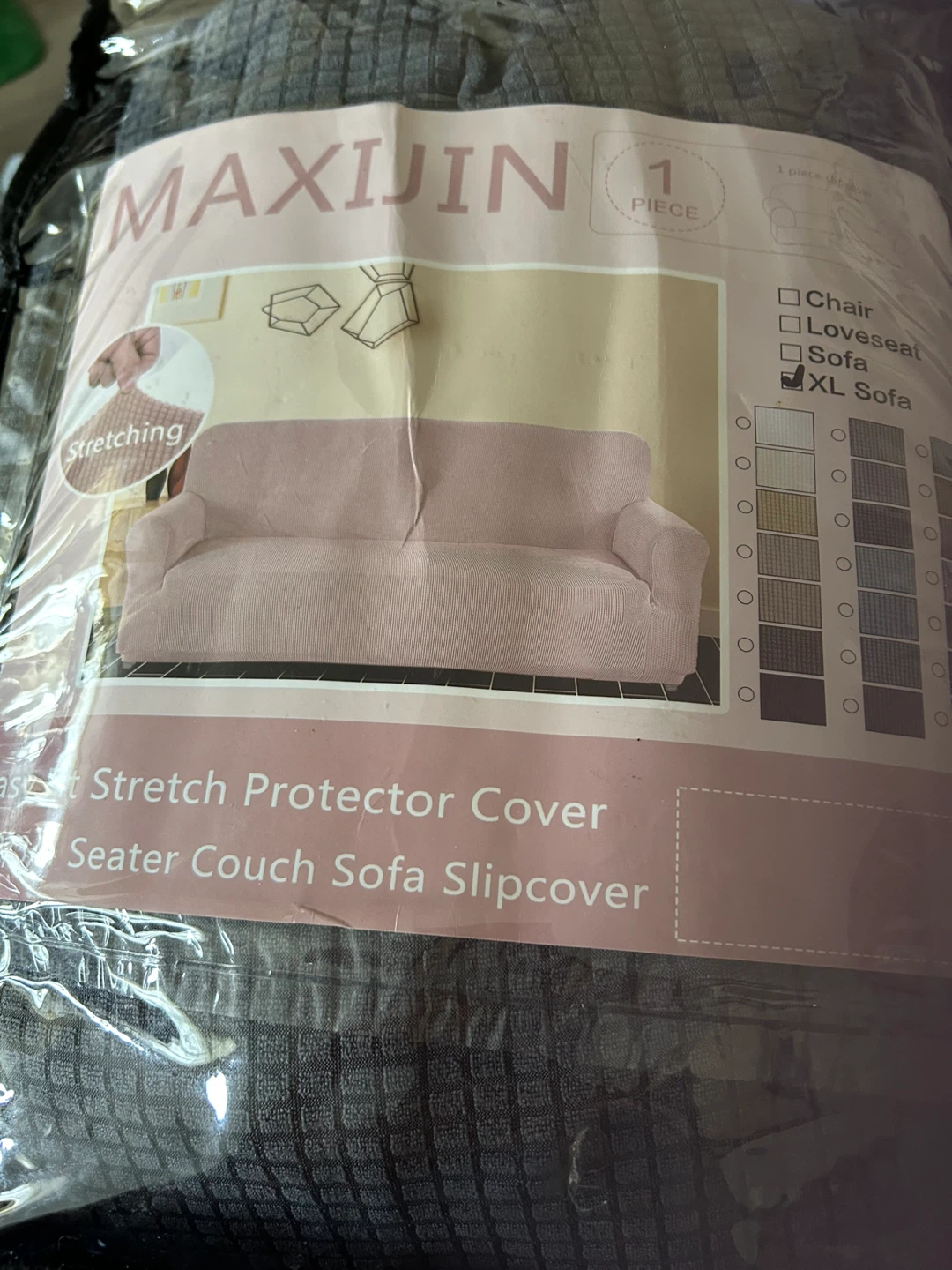 MAXIJIN Stretch Sofa Slipcover for XL Sofa