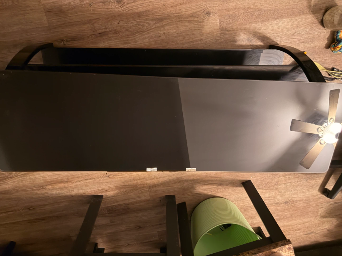 Black 2-Tier TV Stand