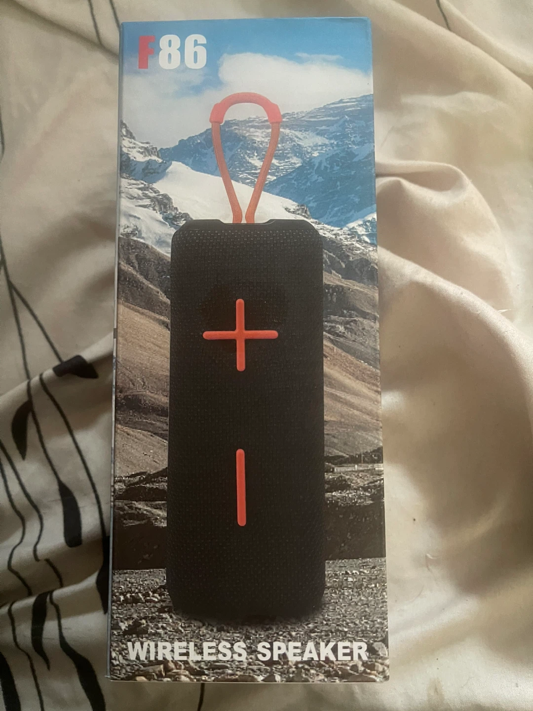 F86 Wireless Speaker with Orange Strap - photo 5