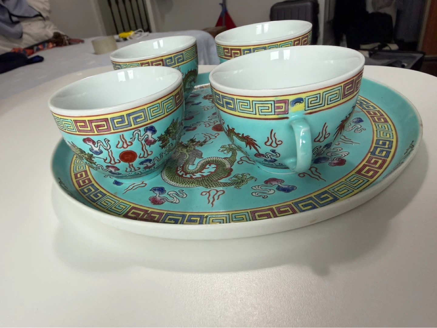 Dragon Teacup and Saucer Set - photo 3