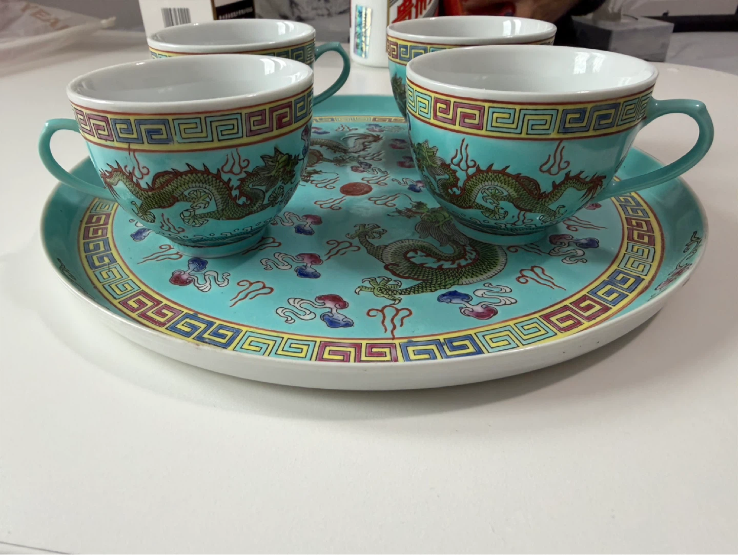 Dragon Teacup and Saucer Set - photo 2
