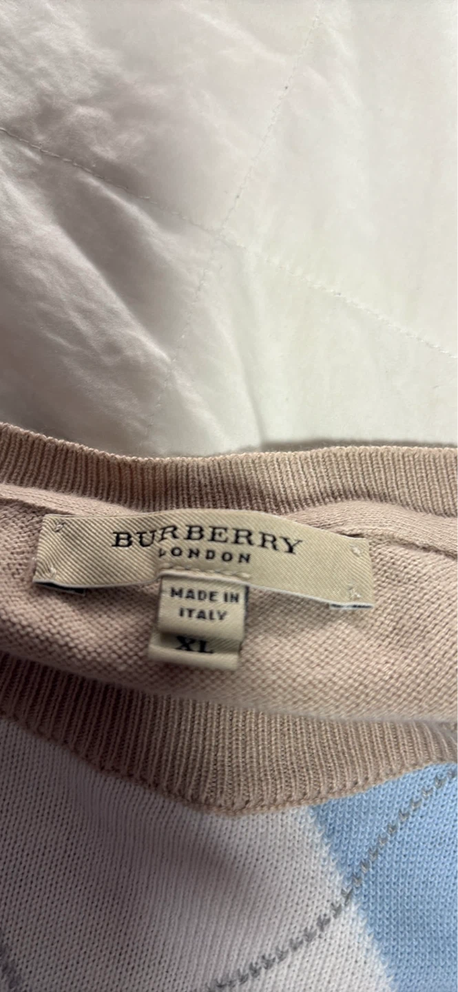 Burberry London Argyle Sweater XL - photo 3