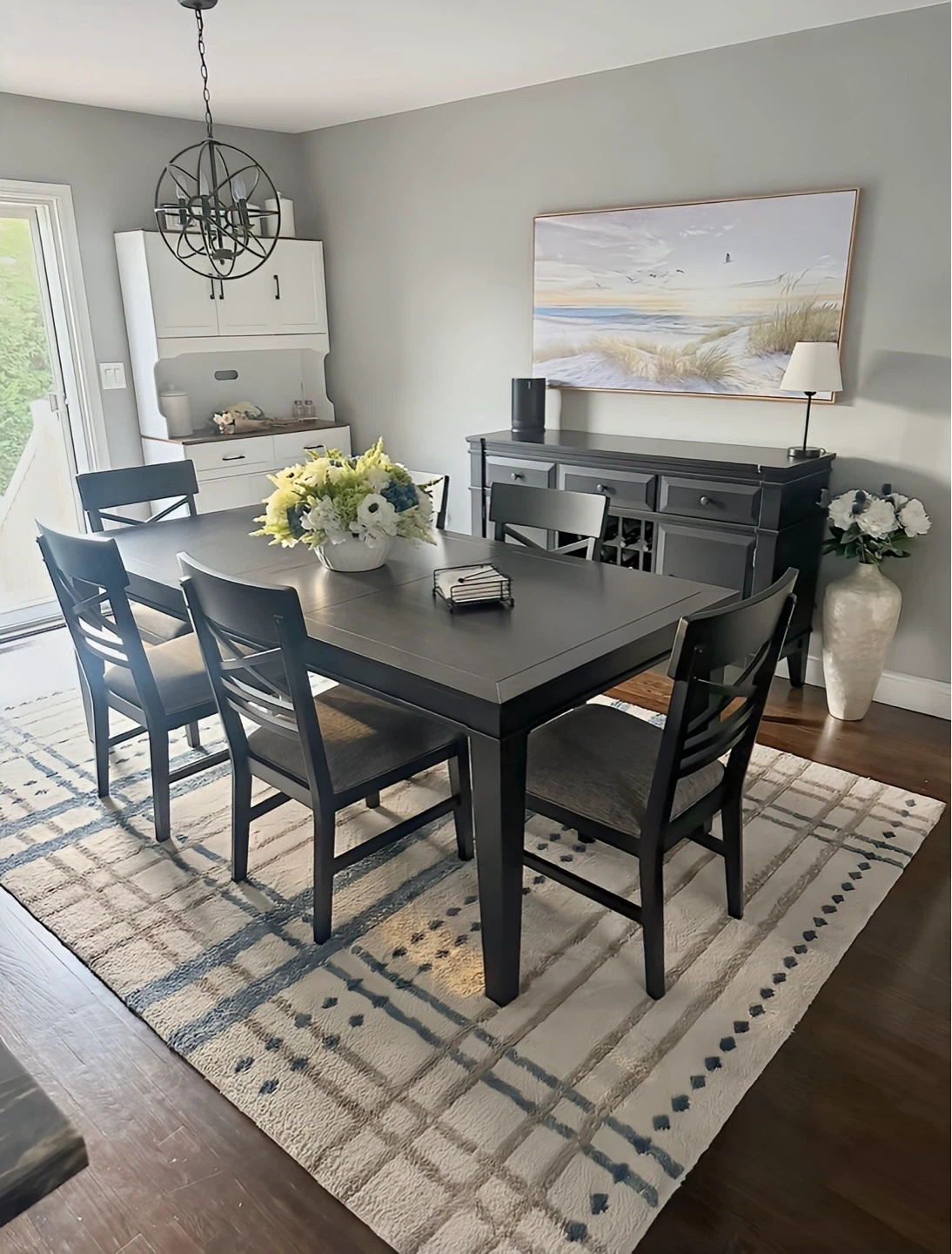 8 piece dining room set with extended warranty!