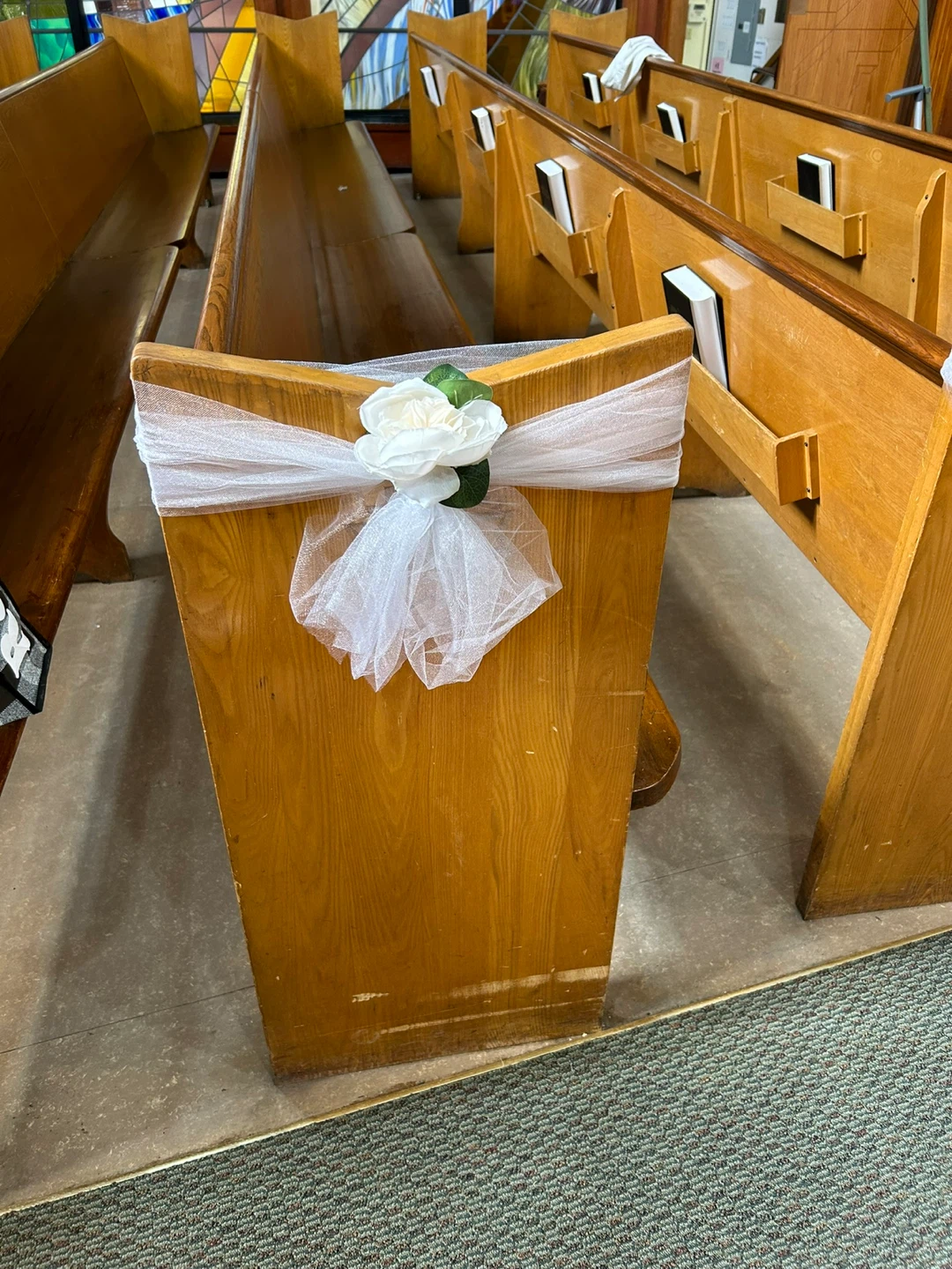 Wedding chair decor - photo 2
